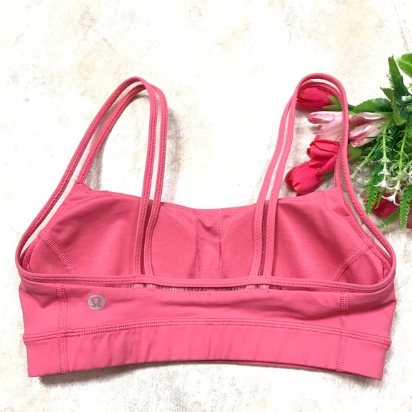 lululemon athletica Other - Lululemon Straight Up Bra
Pink Lemonade Size 4